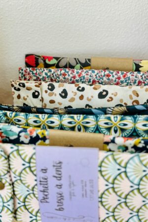 Etui Brosse à dents  en tissu enduit