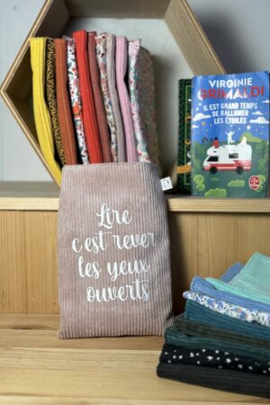 Housse à livre personnalisable - artisanale